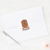 Harry Potter | Gryffindor QUIDDITCH™-badge Ronde Sticker (Envelop)