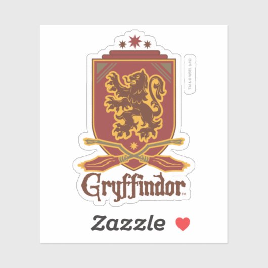 Harry Potter | Gryffindor QUIDDITCH™-badge Sticker (Vel)