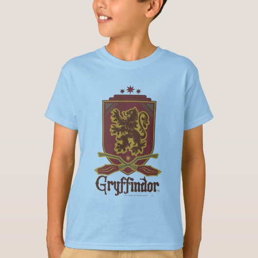 Harry Potter | Gryffindor QUIDDITCH™-badge T-shirt (Voorkant)