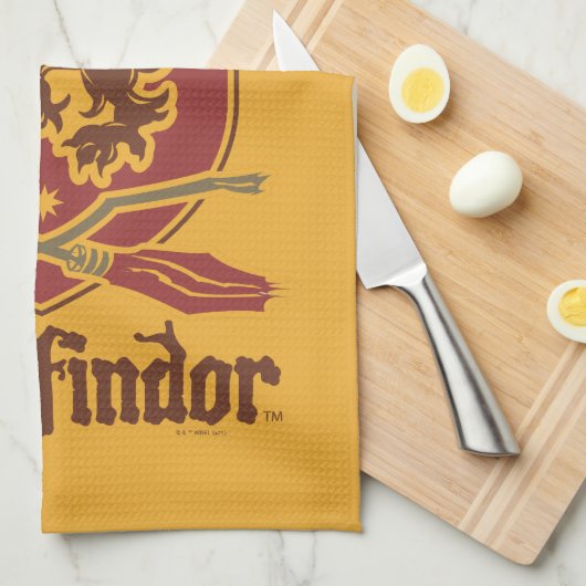 Harry Potter | Gryffindor QUIDDITCH™-badge Theedoek (Quarter Fold)