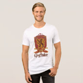 Harry Potter | Gryffindor QUIDDITCH™-badge Tri-Blend Shirt (Voorkant volledig)
