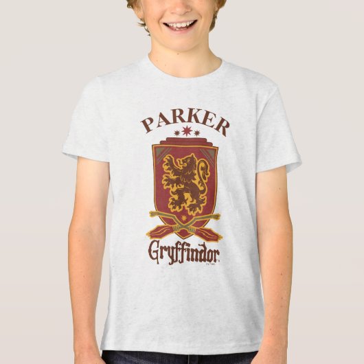Harry Potter | Gryffindor QUIDDITCH™ Badge Tri-Blend Shirt (Voorkant)