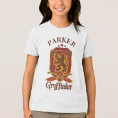 Harry Potter | Gryffindor QUIDDITCH™ Badge Tri-Blend Shirt (Voorkant)