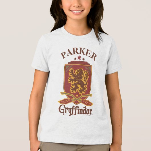 Harry Potter | Gryffindor QUIDDITCH™  Badge Tri-Blend Shirt (Voorkant)