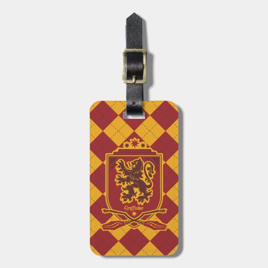 Harry Potter | Gryffindor QUIDDITCH™ Crest Bagagelabel (Voorkant verticaal)