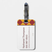 Harry Potter | Gryffindor QUIDDITCH™ Crest Bagagelabel (Achterkant verticaal)