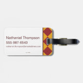 Harry Potter | Gryffindor QUIDDITCH™ Crest Bagagelabel (Achterkant horizontaal)