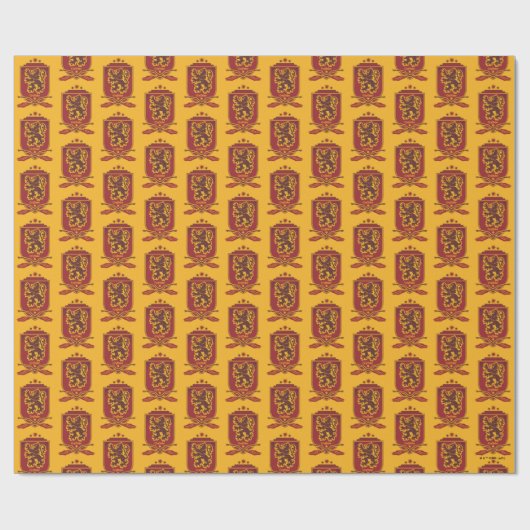 Harry Potter | Gryffindor QUIDDITCH™ Crest Cadeaupapier (Vlak)