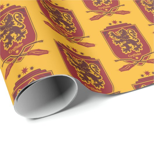 Harry Potter | Gryffindor QUIDDITCH™ Crest Cadeaupapier (Rol Hoek)