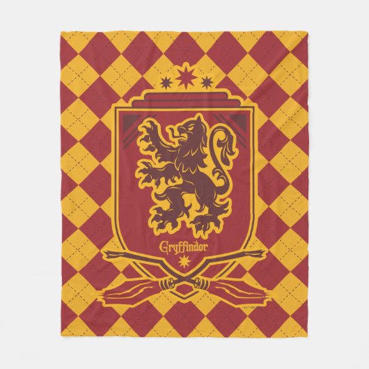 Harry Potter | Gryffindor QUIDDITCH™ Crest Fleece Deken (Voorkant)