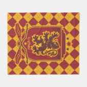 Harry Potter | Gryffindor QUIDDITCH™ Crest Fleece Deken (Voorkant (Horizontaal))