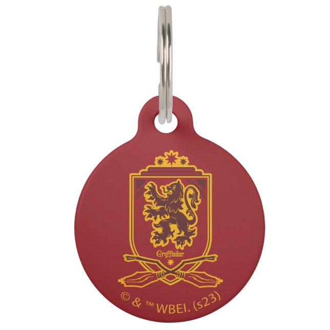 Harry Potter | Gryffindor QUIDDITCH™ Crest Huisdierpenning (Voorkant)