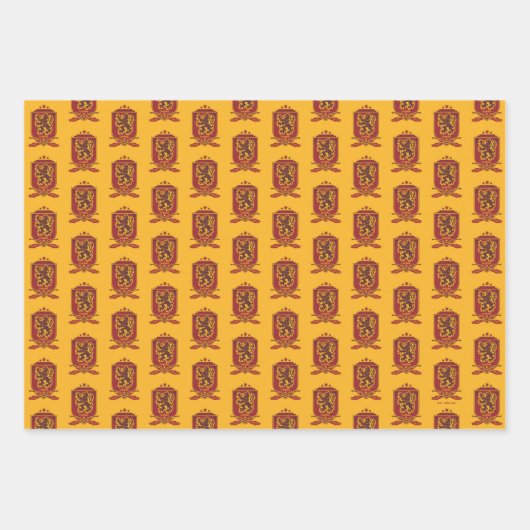 Harry Potter | Gryffindor QUIDDITCH™ Crest Inpakpapier Vel (Voorkant 2)