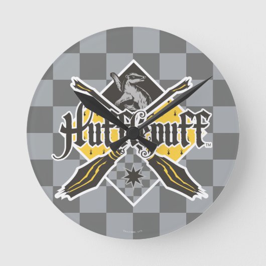 Harry Potter | Gryffindor QUIDDITCH™ Crest Ronde Klok (Voorkant)