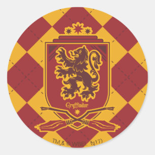 Harry Potter   Gryffindor QUIDDITCH™ Crest Ronde Sticker