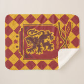 Harry Potter | Gryffindor QUIDDITCH™ Crest Sherpa Deken (Voorkant (horizontaal))