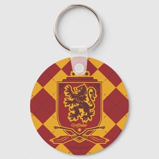 Harry Potter | Gryffindor QUIDDITCH™ Crest Sleutelhanger (Voorkant)