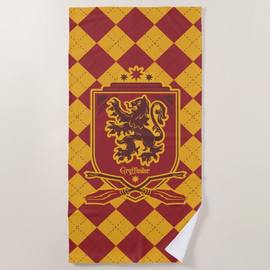 Harry Potter | Gryffindor QUIDDITCH™ Crest Strandlaken (Voorkant)