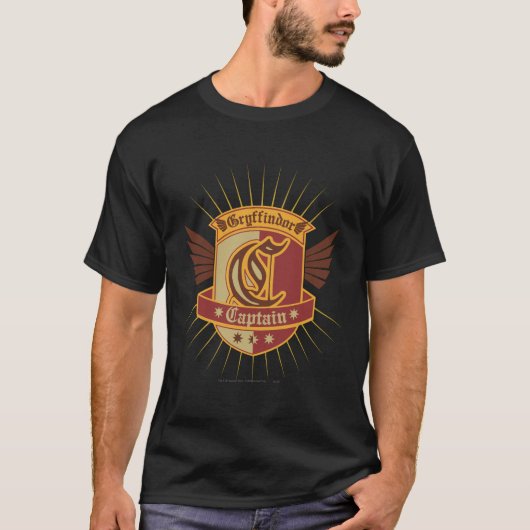 Harry Potter | Gryffindor QUIDDITCH™  Kapiteinslog T-shirt (Voorkant)