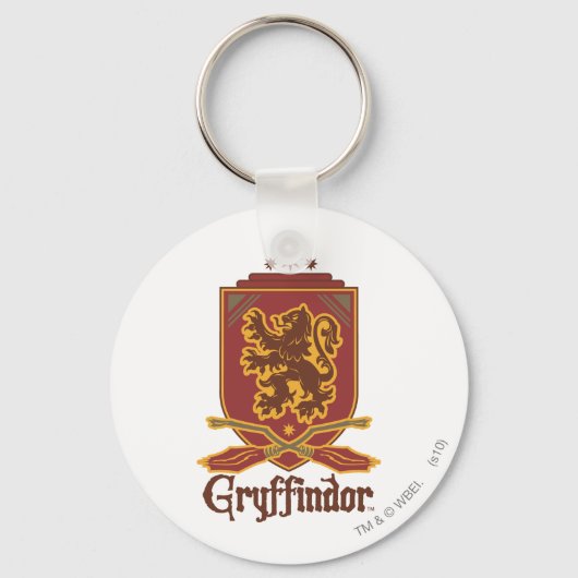 Harry Potter | Gryffindor QUIDDITCH™  Speldje Sleutelhanger (Voorkant)