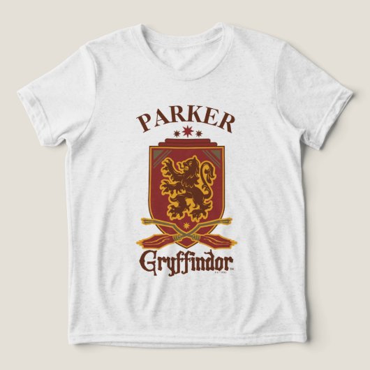 Harry Potter | Gryffindor QUIDDITCH™  Speldje Tri-Blend Shirt (Design voorkant)