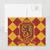 Harry Potter | Gryffindor QUIDDITCH™ Wapen Briefkaart (Voorkant / Achterkant)