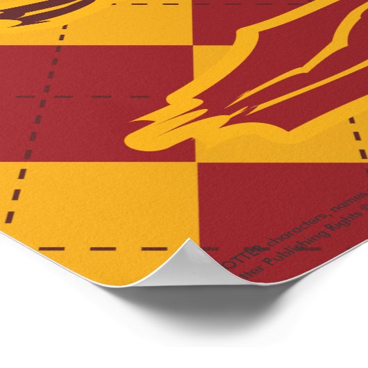 Harry Potter | Gryffindor QUIDDITCH™-wapen Poster (Hoek)