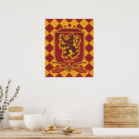 Harry Potter | Gryffindor QUIDDITCH™-wapen Poster (Keuken)