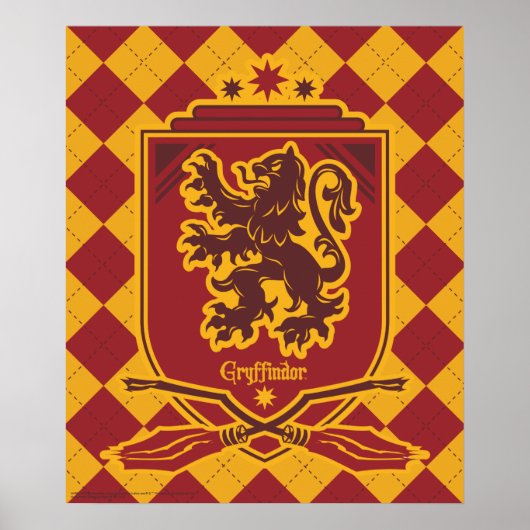 Harry Potter | Gryffindor QUIDDITCH™-wapen Poster (Voorkant)
