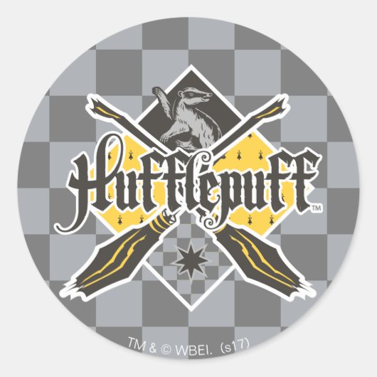 Harry Potter | Gryffindor QUIDDITCH™ Wapen Ronde Sticker (Voorkant)