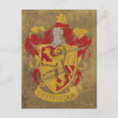 Harry Potter| Gryffindor - Retro House Crest Briefkaart (Voorkant)