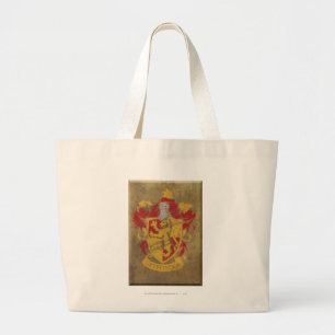 Harry Potter   Gryffindor - Retro House Crest Grote Tote Bag