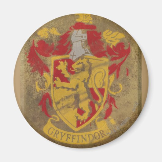 Harry Potter | Gryffindor - Retro Huis Wapen Magneet (Voorkant)