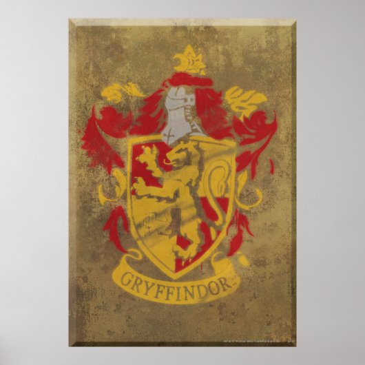 Harry Potter | Gryffindor - Retro Huis Wapen Poster (Voorkant)