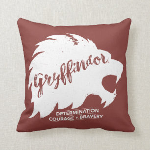 Harry Potter   GRYFFINDOR™ Silhouette Typografie Kussen
