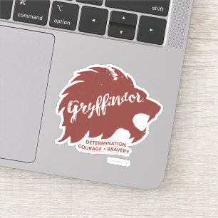 Harry Potter   GRYFFINDOR™ Silhouette Typografie Sticker