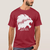 Harry Potter | GRYFFINDOR™ Silhouette Typografie T-shirt (Voorkant)