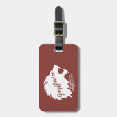 Harry Potter | GRYFFINDOR™ Silhouettypografie Bagagelabel (Voorkant verticaal)