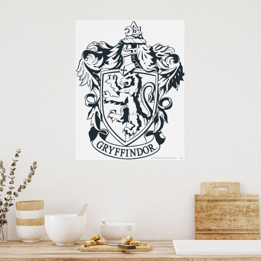 Harry Potter | Gryffindor Sjabloon Schets Poster (Keuken)