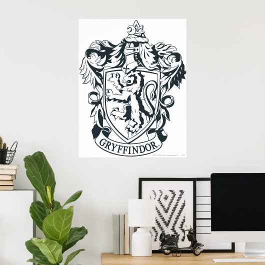Harry Potter | Gryffindor Sjabloon Schets Poster (Thuiskantoor)
