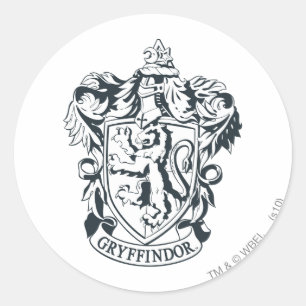 Harry Potter Gryffindor Sjabloon Schets Ronde Sticker