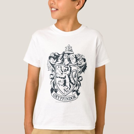 Harry Potter | Gryffindor Sjabloon Schets T-shirt (Voorkant)