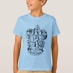 Harry Potter Gryffindor Sjabloon Schets T-shirt