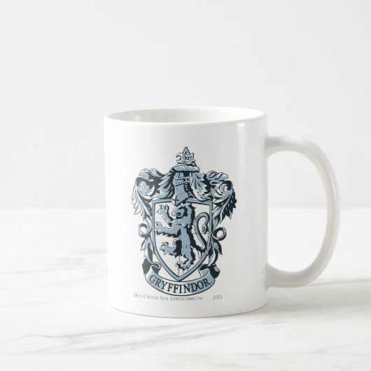 Harry Potter | Gryffindor Wapen Blauwe Koffiemok (Rechts)