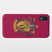 Harry Potter | Gryffindor Wapen Goud en Rood Case-Mate iPhone Case (Achterkant (horizontaal))