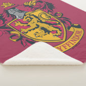 Harry Potter | Gryffindor Wapen Goud en Rood Sherpa Deken (3/4)