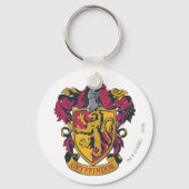Harry Potter | Gryffindor Wapen Goud en Rood Sleutelhanger (Achterkant)