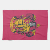 Harry Potter | Gryffindor Wapen Goud en Rood Theedoek (Horizontaal)
