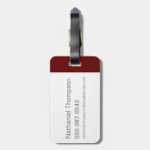 Harry Potter | GRYFFINDOR™-Waterverf Bagagelabel (Achterkant verticaal)