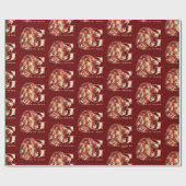 Harry Potter | GRYFFINDOR™-Waterverf Cadeaupapier (Vlak)